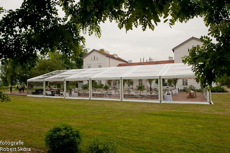 Namioty transparentne